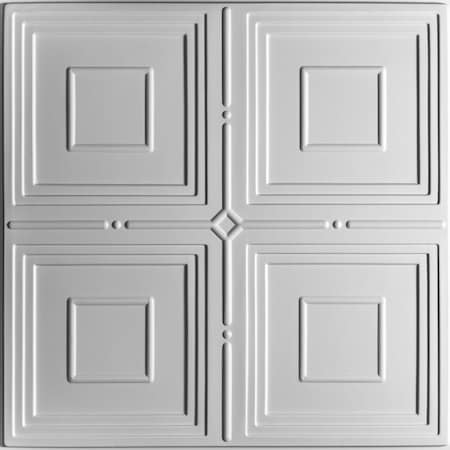 Ceilume Jackson 2ft x 2ft White Ceiling Tile V3-JACK-22WTO